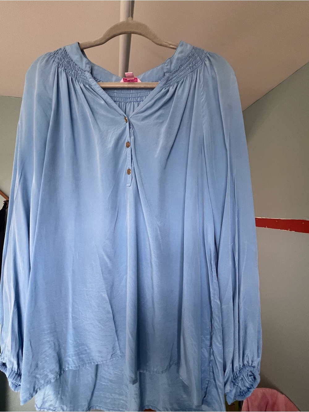 Lilly Pulitzer Elsa Silk Long Sleeve Top